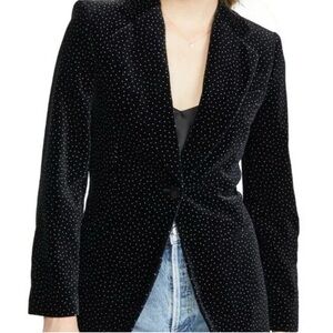 Theory Velvet Polka Dot Blazer – Size 14